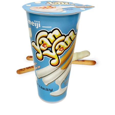 Meiji Yan Yan Biscuit Stick Vanilla 57g