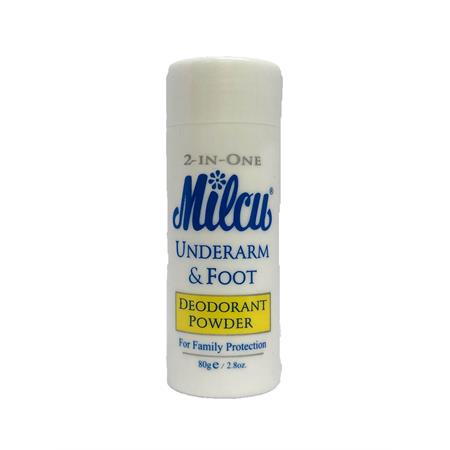 Milcu Underarm & Foot Deodorant Powder 80g