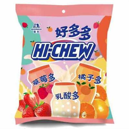 Morinaga Hi-Chew Candy Strawberry & Orange Flavour 110g