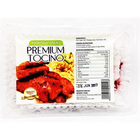 Myrons' Stars Premium Tocino 454g