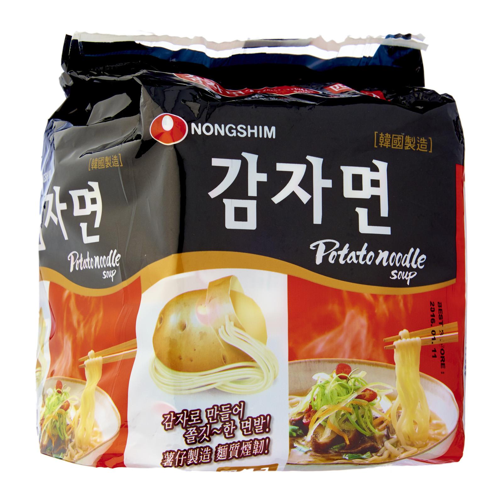 Nongshim Instant Noodles Soup Potato Noodle 117g x 4 from Buy Asian Food 4U