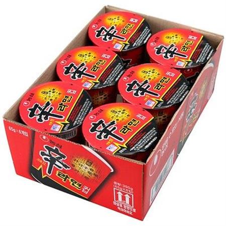Nongshim Shin Ramyun Noodles Hot & Spicy Cup 408g