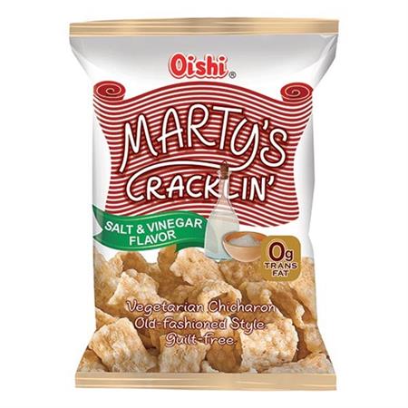 Oishi Marty's Cracklin' Salt & Vinegar 90g