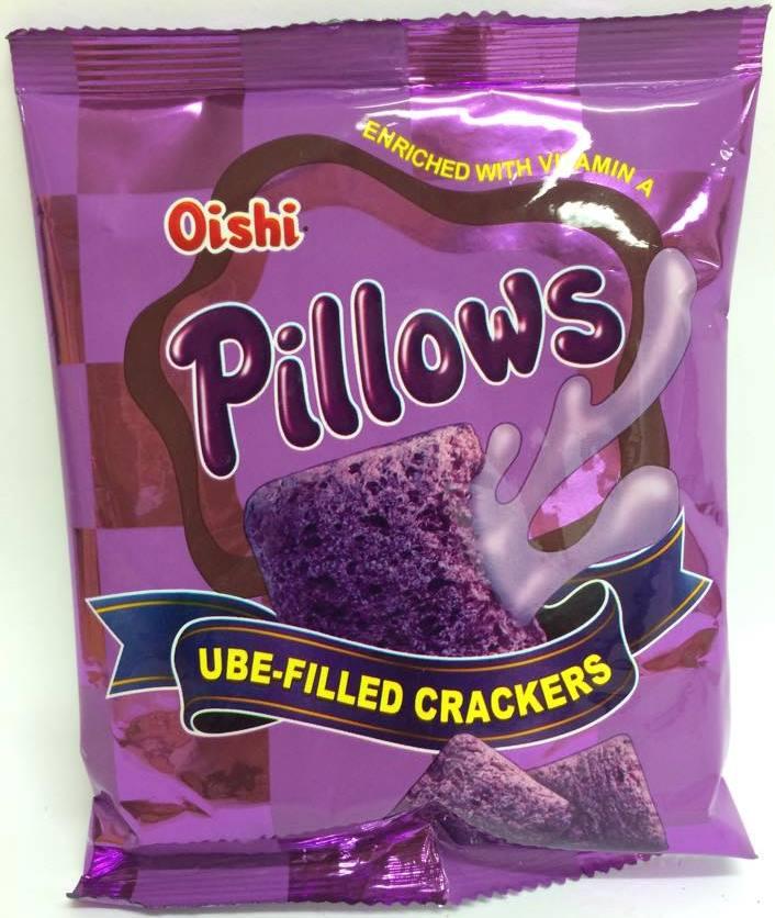 Oishi Pillows Ube Filled Crackers 38g from Buy Asian Food 4U