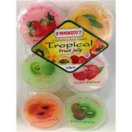 Pandaroo Tropical Fruit Jelly with Coconut Gel