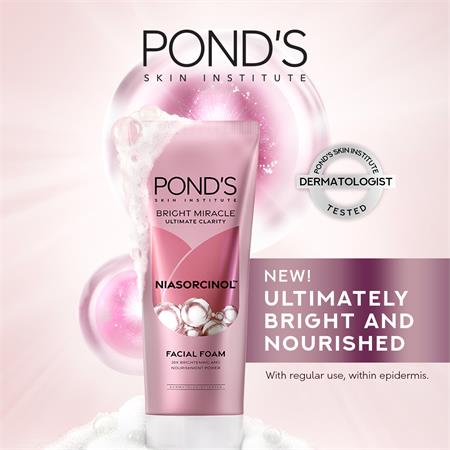 Ponds Facial Foam Niasorcinol 90g