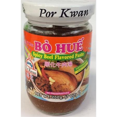 Por Kwan Spicy Beef Flavored Paste 200g