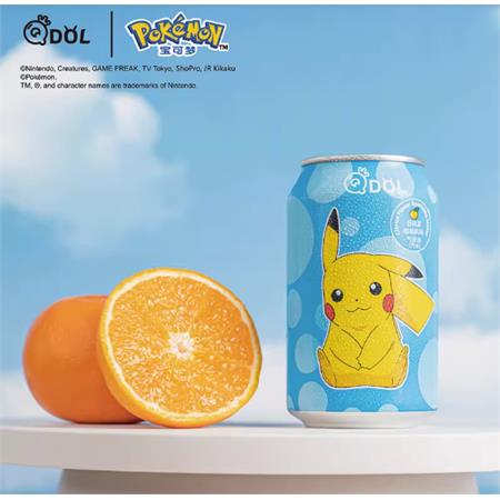QDOL Sparkling Water Citrus Flavour 330ml