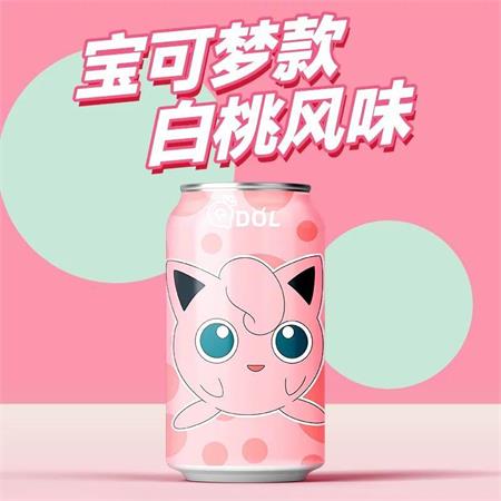 QDOL Sparkling Water Peach Flavour 330ml