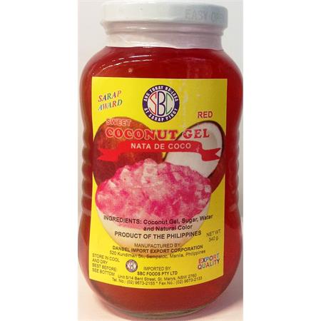 SBC Coconut Gel Red 340g