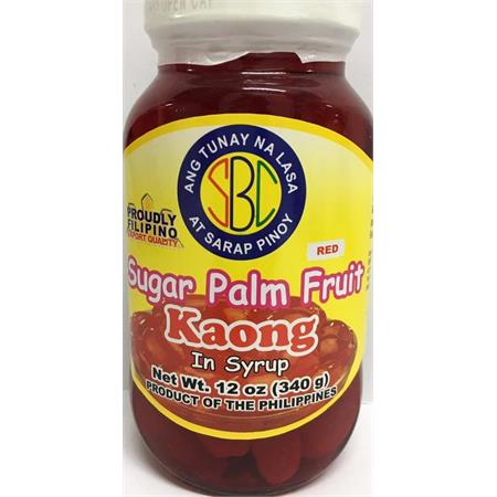 SBC Sugar alm Fruit (Kaong) Red 340g
