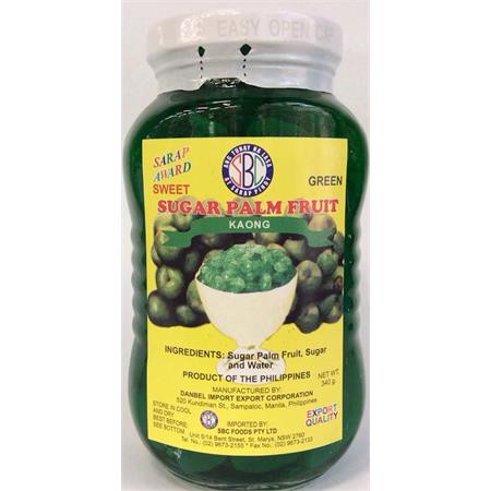 SBC Sugar Palm Fruit (Kaong) Green 340g