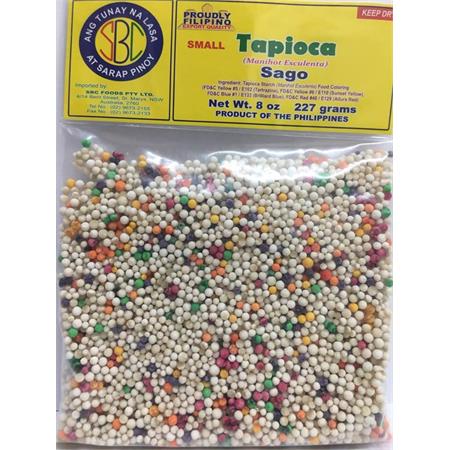 SBC Tapioca Pearl Small Assorted Colours 227g