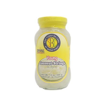 SBC Young Coconut Strings in Syrup 340g