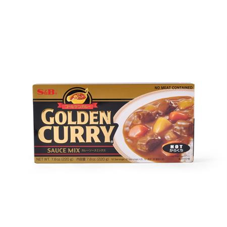 S&B Golden Curry Sauce Mix Hot 240g