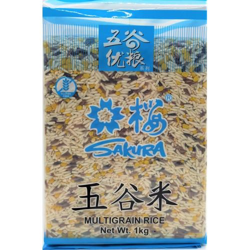 Sakura Multi Grain Rice 1kg from Buy Asian Food 4U