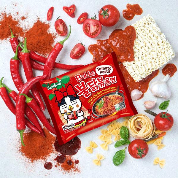 Samyang Buldak Tomato Pasta 140g*5 from Buy Asian Food 4U