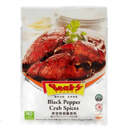 Seah's Spices Black Pepper Crab Spices 30g