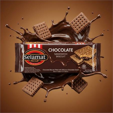 Selamat Chocolate Biscuit 88g