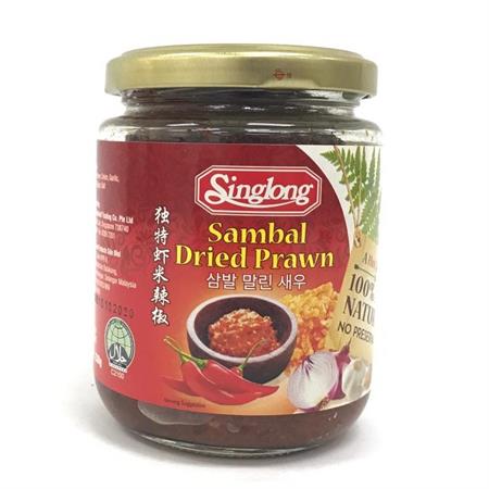 Singlong Sambal Dried Prawn 230g