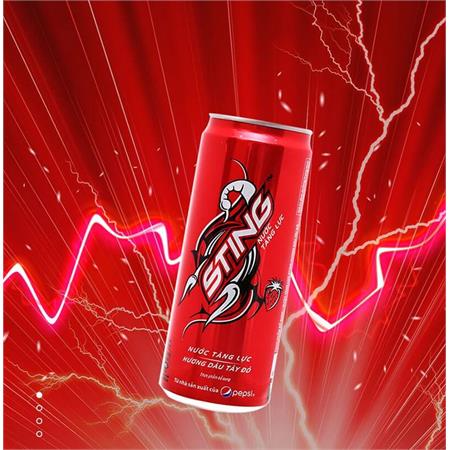 Sting Energy Drink Strawberry 320ml