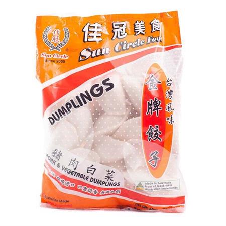 Sun Circle Dumpling Pork & Vegetable 600g
