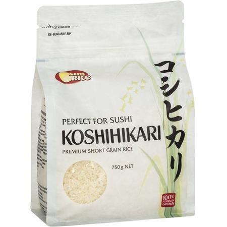 Sunrice Koshihikari Rice 750g