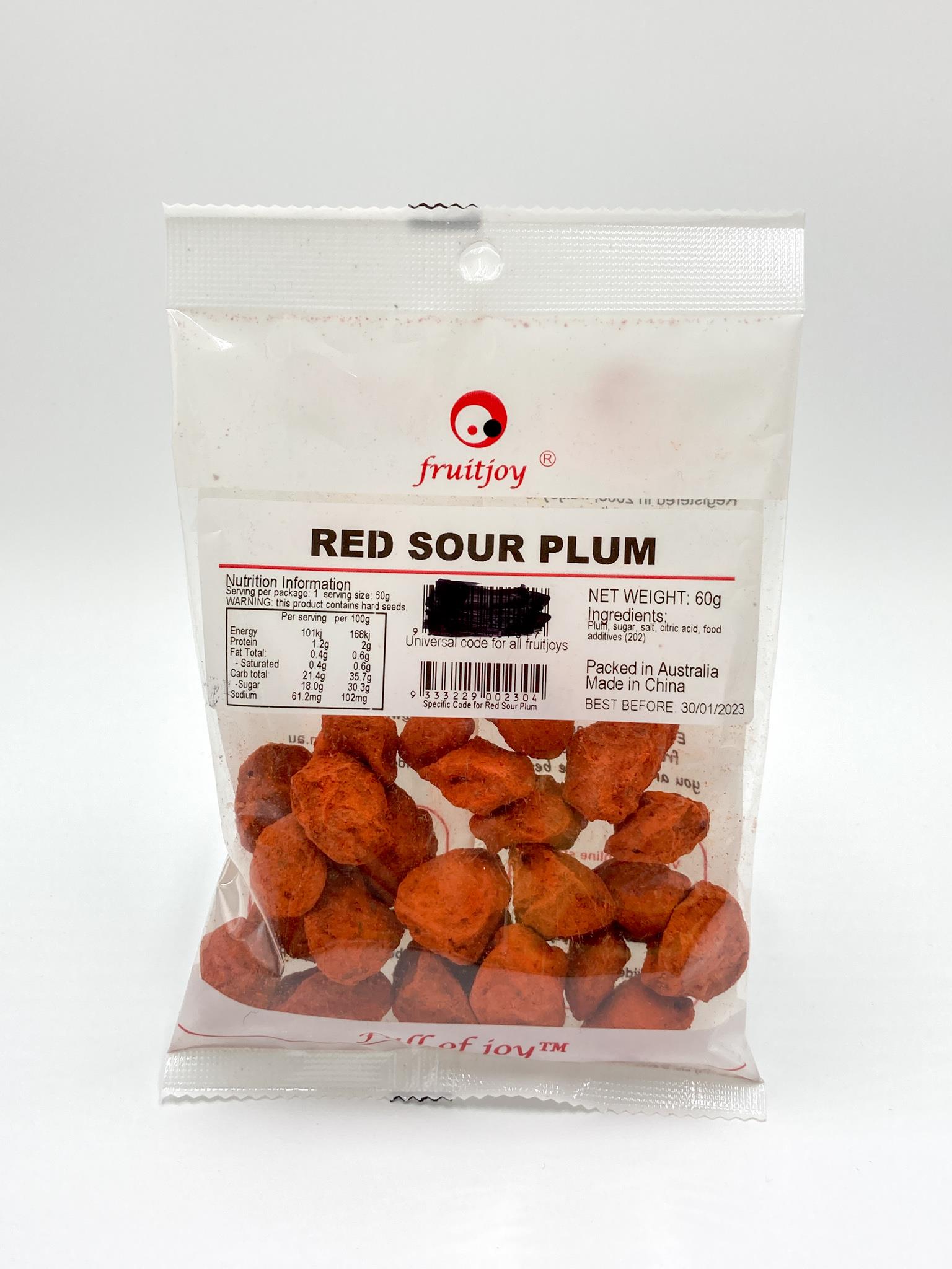 Sweetjoy Red Sour Plum 48g from Buy Asian Food 4U