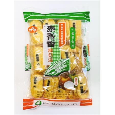 TPP Vegetarian Rice Crackers Coconut 150g