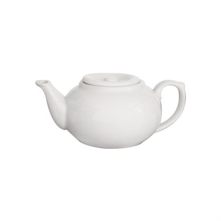 Tea Pot Persimon White #3 Z091