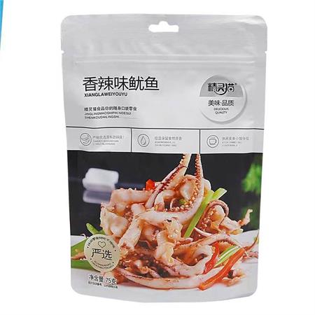 Xianglaweiyouyu Spicy Squid Snack 75g