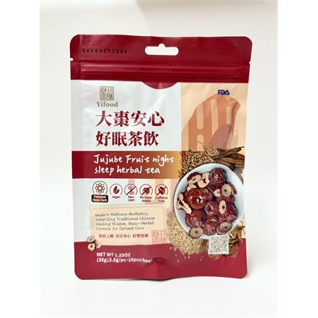 Yi Food Jujube Fruit Night Sleep Herbal Tea 35g