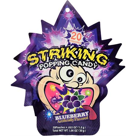 Yuhin Shocking Popping Candy Blueberry 30g