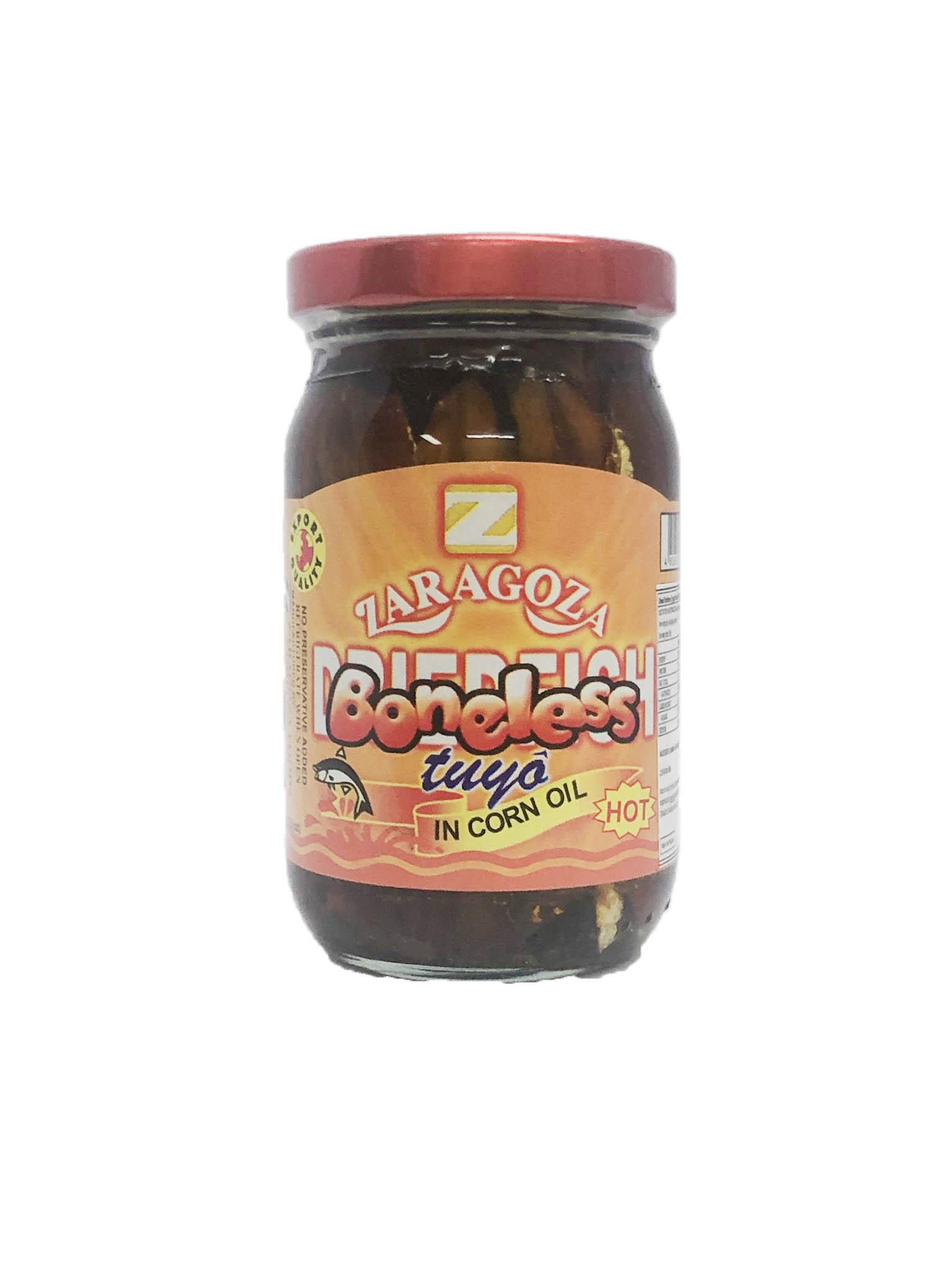 Zaragoza Boneless Tuyo in Corn Oil Hot 227g from Buy Asian Food 4U