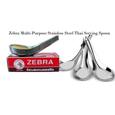 Zebra Stainless Steel Spoon Small x 12